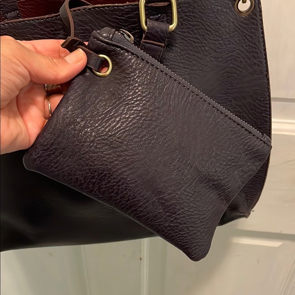 Free People plum color Shoulder Bag with Adjustable Strap - Picture 7 of 16